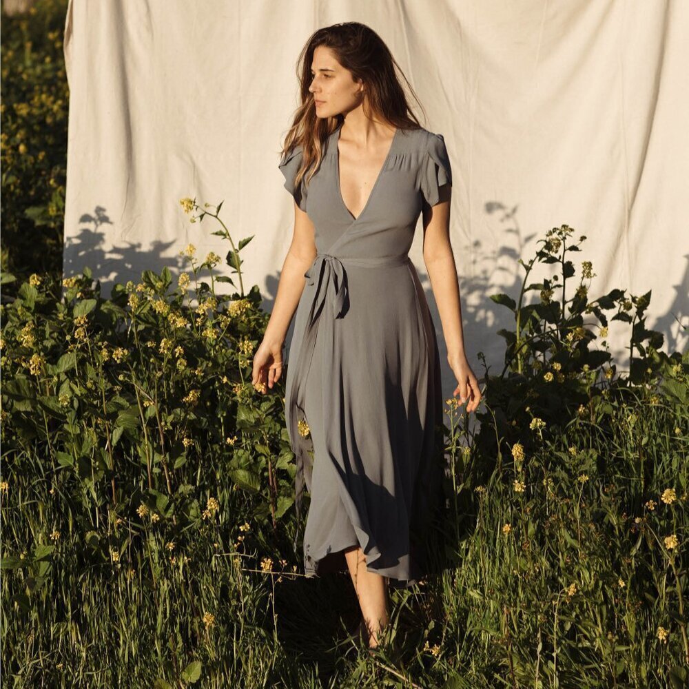 Christy Dawn the Autumn Dress in Washed Pewter size XL NWT